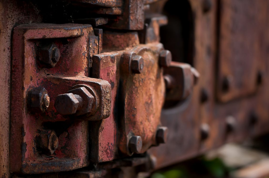 rusted bolt
