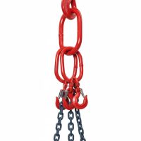 chain sling with latch and link