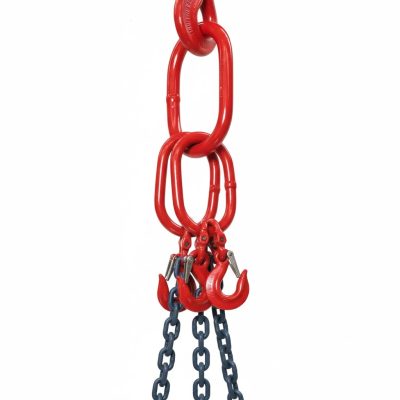 chain sling with latch and link